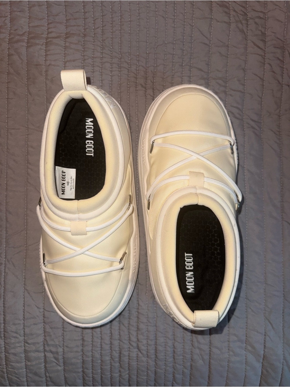 Moon Boot park icon cream sneakers